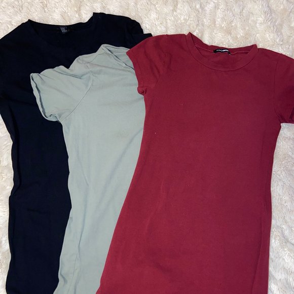 3 Piece T-shirt Dress Set - Picture 1 of 10